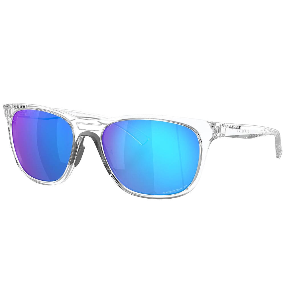 Oakley Leadline Polished Clear w/PRIZM Sapphire Polarized Lenses OO9473-0856 - Oakley
