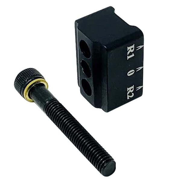 Option Archery Windage Extension Block w/Longer Screw for 2022 Mathews Thru Riser Mount OS-Windage-Spacer-Mathews - Option Archery