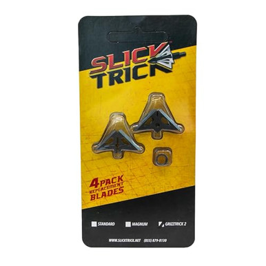 Slick Trick 4pk, 1-1/4' GRIZZTRICK 2 Extra Blades 15STGT2-XBL - slick trick