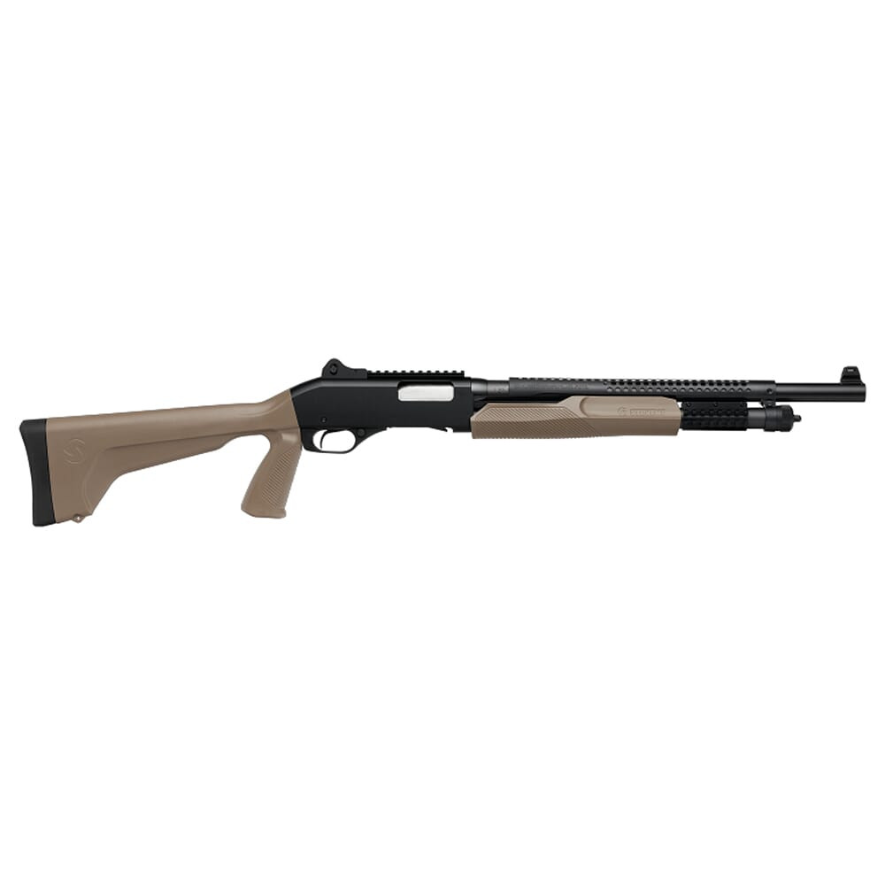 Stevens Arms 320 Tactical FDE 20ga 3" 18.5" Bbl Flat Dark Earth Pump-Action Shotgun 19469 - Stevens Arms