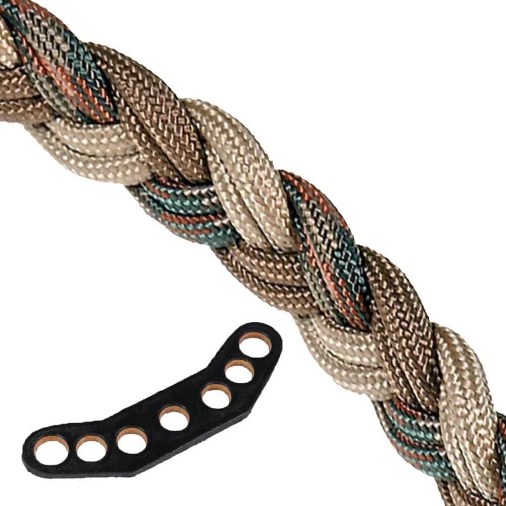 Paradox CRP Camo Elite Double-Wide Braid Bow Wrist Sling w/Leather Mount PBSE-E-49 - Paradox