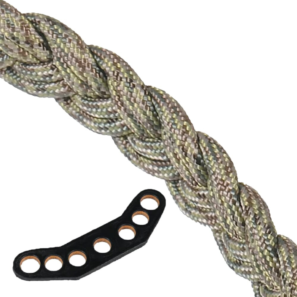 Paradox Deep Forest Digi Camo Elite Double-Wide Braid Bow Wrist Sling w/Leather Mount PBSE-E-56 - Paradox