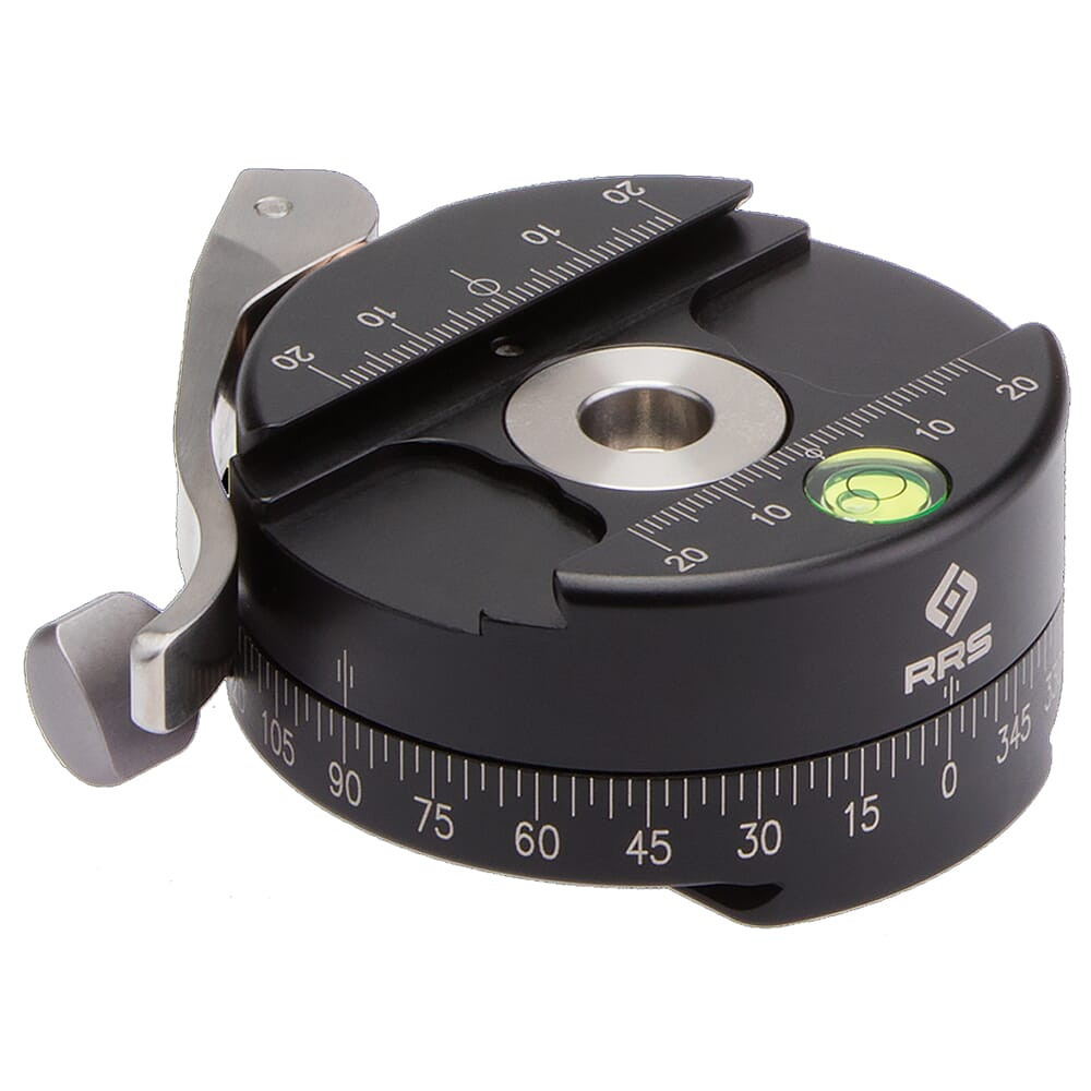 Really Right Stuff 72mm Round Lever-Release Clamp w/Panning Base RRS-9000439 - Really Right Stuff