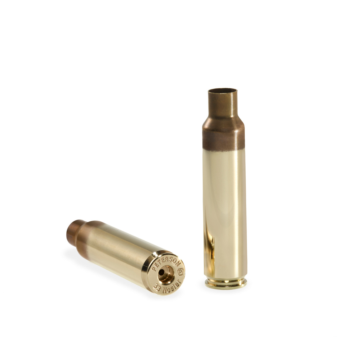Peterson Brass Peterson 33 Nosler Casings Box of 250 40032-P - Peterson Brass