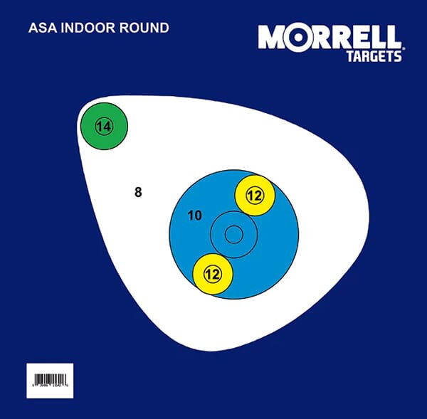 Morrell Targets Morrell ASA Indoor Paper Face Target PF-AI - Morrell Targets