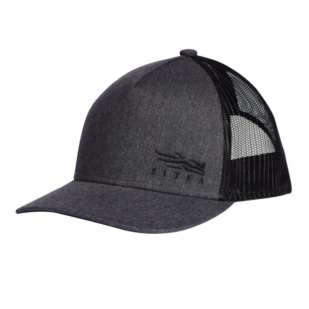 Sitka Gear Badge Icon Mid Pro Trucker Hat Charcoal Heather One Size Fits All 20193-CHH-OSFA - Sitka Gear