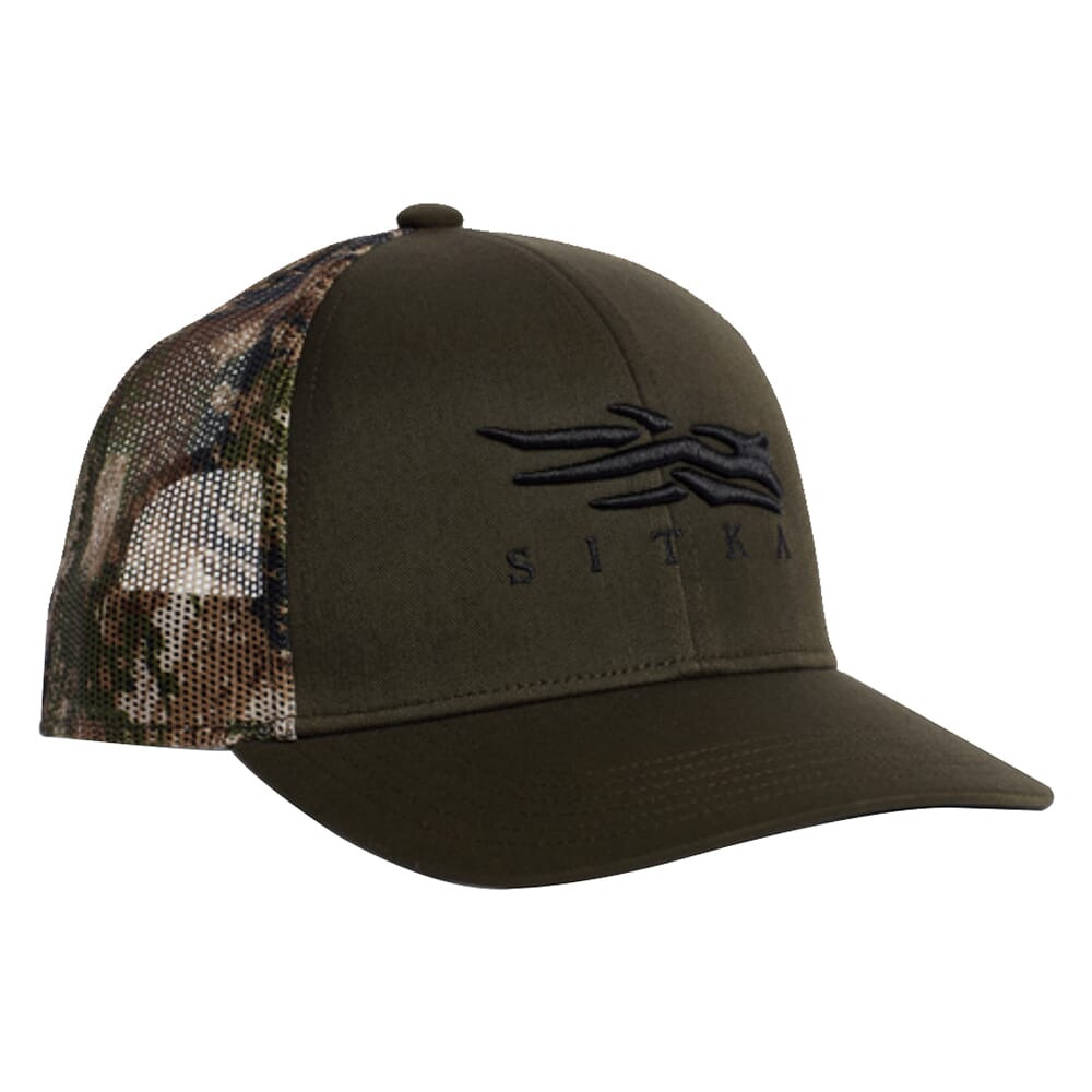 Sitka Gear Big Game Subalpine/Deep Lichen Icon Mid Pro Trucker Hat One Size Fits All 20236-DLI-OSFA - Sitka Gear