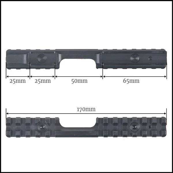 Contessa SRL Contessa Picatinny Rail for Anshutz 54-64. 0 MOA PH29 - Contessa SRL