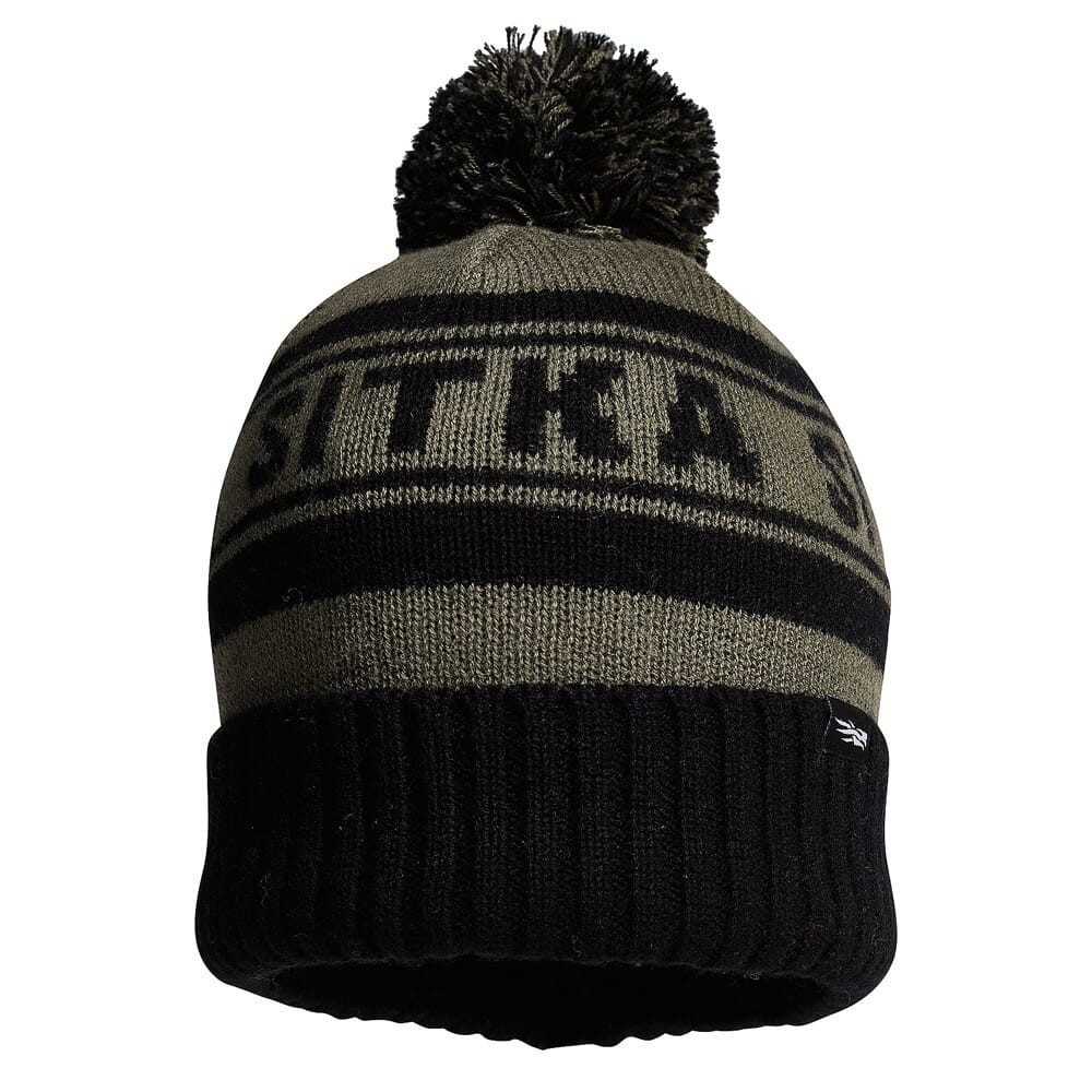 Sitka Gear POM Cuffed Knit Beanie Hemlock Green One Size Fits All 20297-HEM-OSFA - Sitka Gear