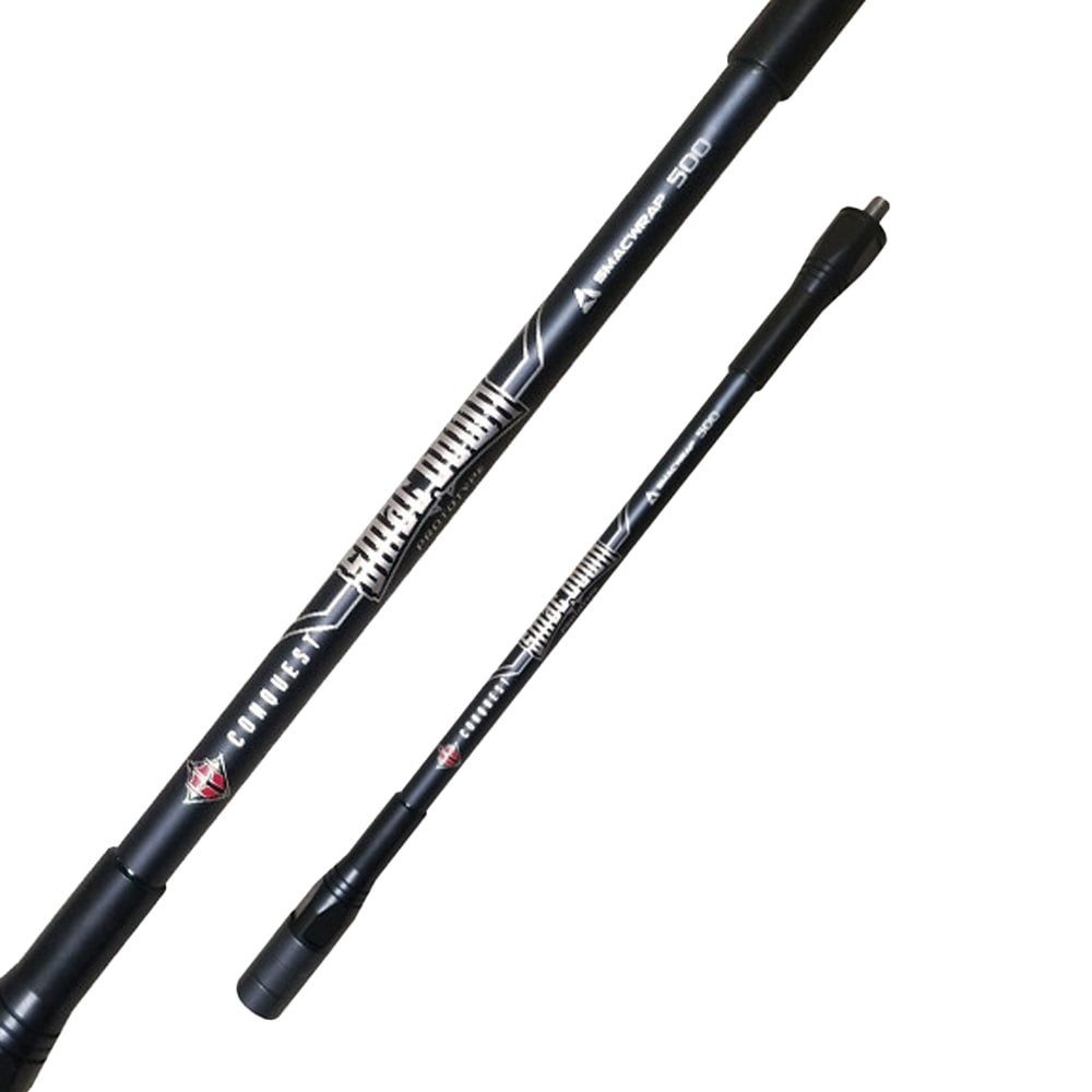 Conquest Archery Associates .500 Smacdown Bars Smacdown .500 Front Bar - 33" 2210 in Matte Black - conquest archery associates