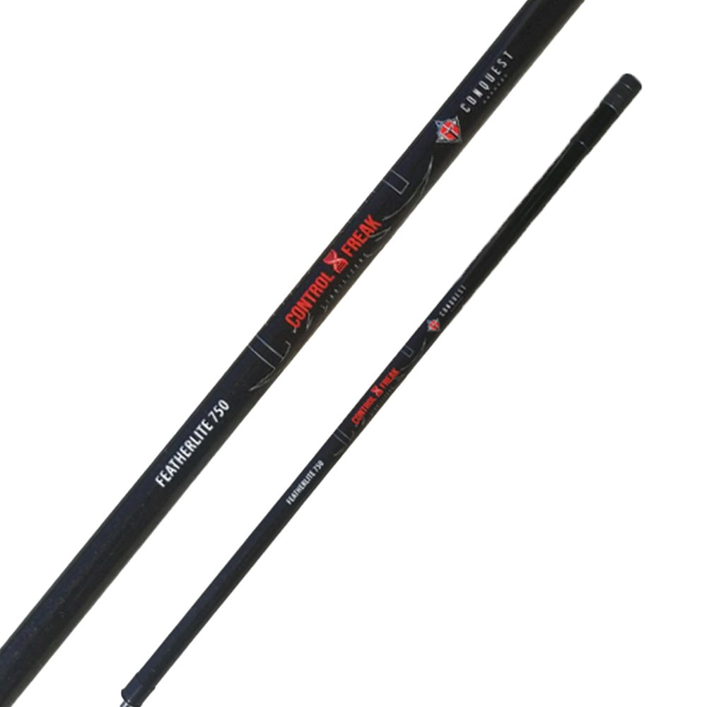 Conquest Archery Associates .750 FeatherliteTarget Bars .750 Featherlite SB - 12" 2191 in Black - conquest archery associates