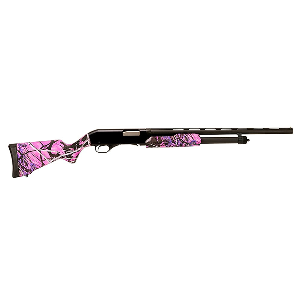Stevens Arms 320 Field Grade Compact Muddy Girl 20ga 3" 26" Bbl Muddy Girl Camo Pump-Action Shotgun 22560 - Stevens Arms