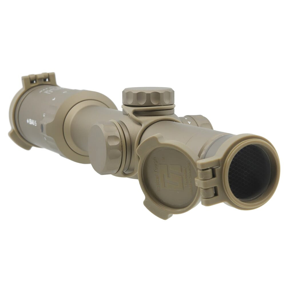 SAI Optics SAI 6 1-6x24mm .1 MRAD FFP 7.62 BDC Rapid Aiming Feature FDE Riflescope RNG16-T170-C20 - SAI Optics