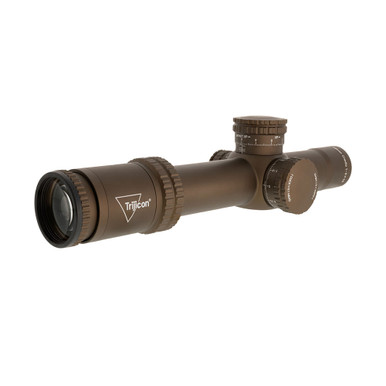 Trijicon Credo 1-8x28 FFP Coyote Brown Riflescope 30mm Tube, Red/Green MRAD Segmented Circle, Exposed Locking Adjusters 2900056 - Trijicon