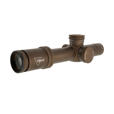Trijicon Credo 1-8x28 FFP Coyote Brown Riflescope 30mm Tube, Red/Green MRAD Segmented Circle, Exposed Locking Adjusters 2900056 - Trijicon