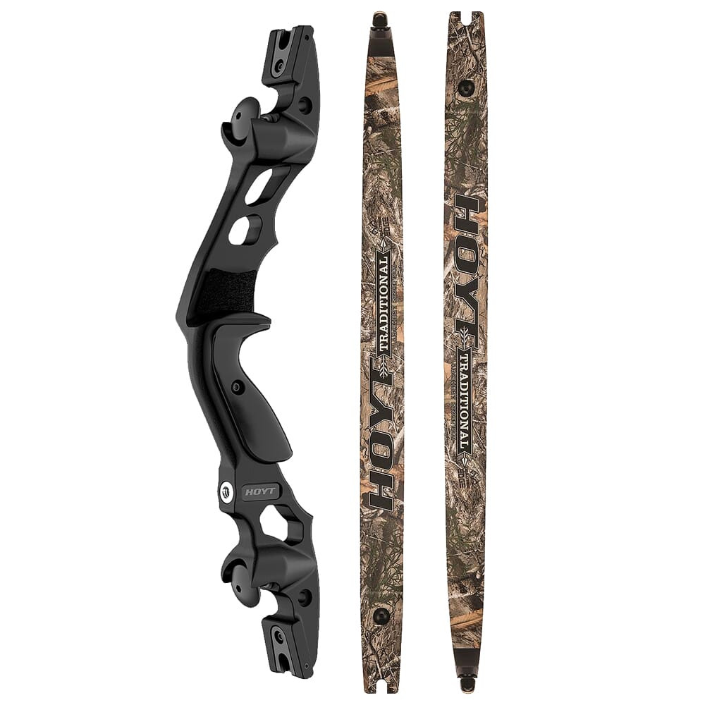 Hoyt Satori 19 Blackout Riser w/Satori 40# MD Realtree Trad Limbs 1935081 - Hoyt