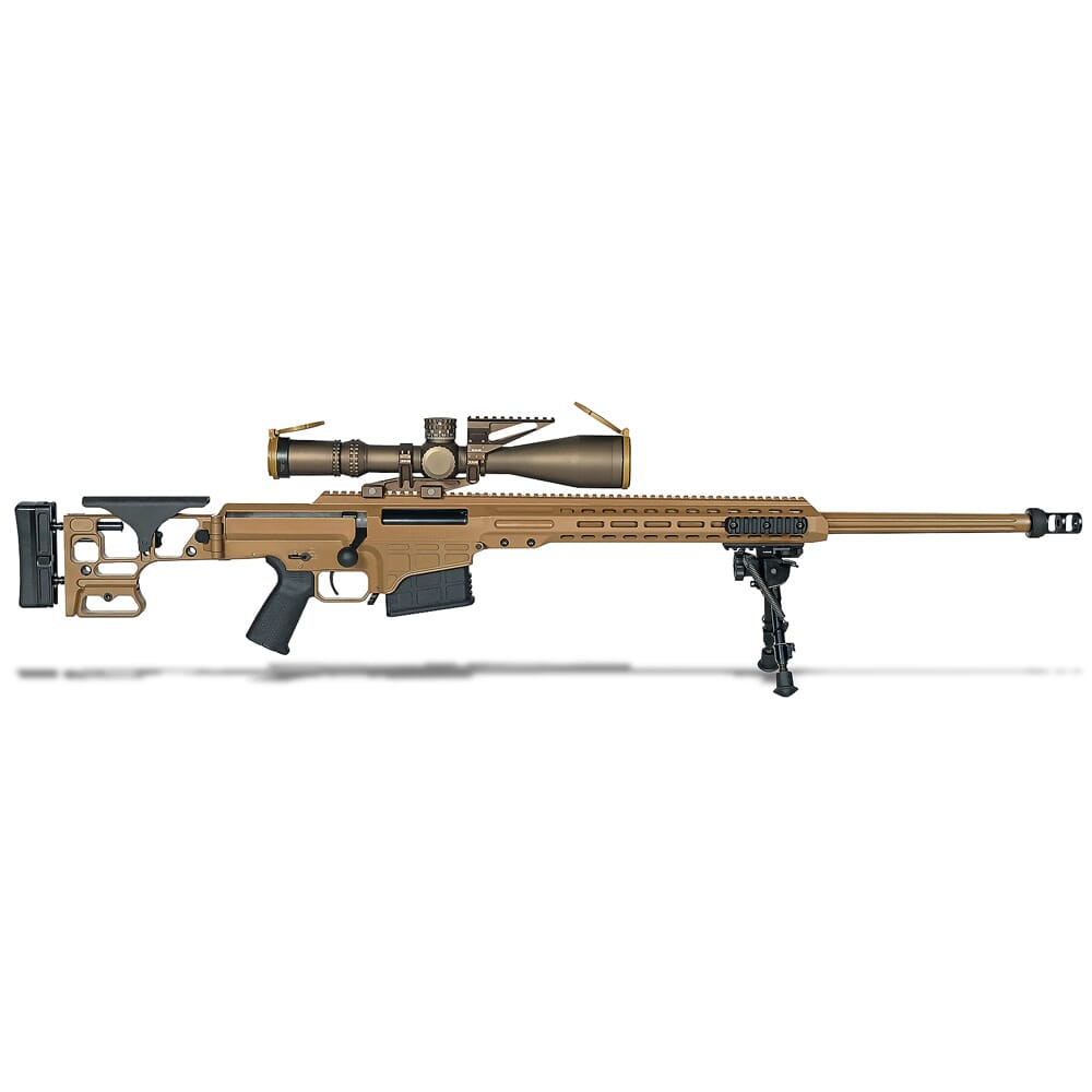 Barrett MK22 MOD 0 .300 Norma Mag SOCOM Coyote Brown 26" Fluted Bbl 1:8" Sniper Rifle Kit w/ATACR 7-35x56 T3 Reticle w/SOCOM Turret, & NF Mount 19246S - Barrett