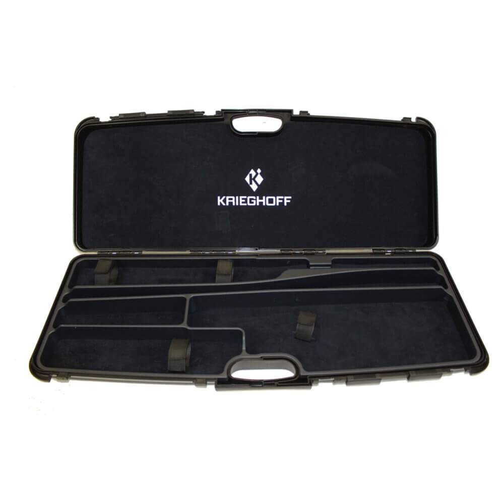Krieghoff Semprio Rifle Case fits two barrels one scope in Green Exterior/blue Interior - Krieghoff
