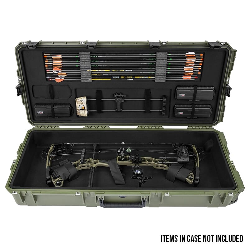 SKB iSeries Large OD Green/Grey Plush Bow Case 3i-4217-PLP-M - SKB