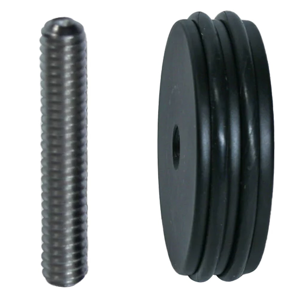 Dead Center Archery Dead Center Stainless 3oz Weight XL 2" Diameter 5/16-24 Thread Matte Black 3OZ-XL-5/16-BLK