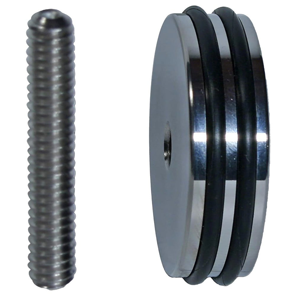 Dead Center Archery Dead Center Stainless 3oz Weight XL 2" Diameter 5/16-24 Thread- Polished 3OZ-XL-5/16-POL - Dead Center Archery