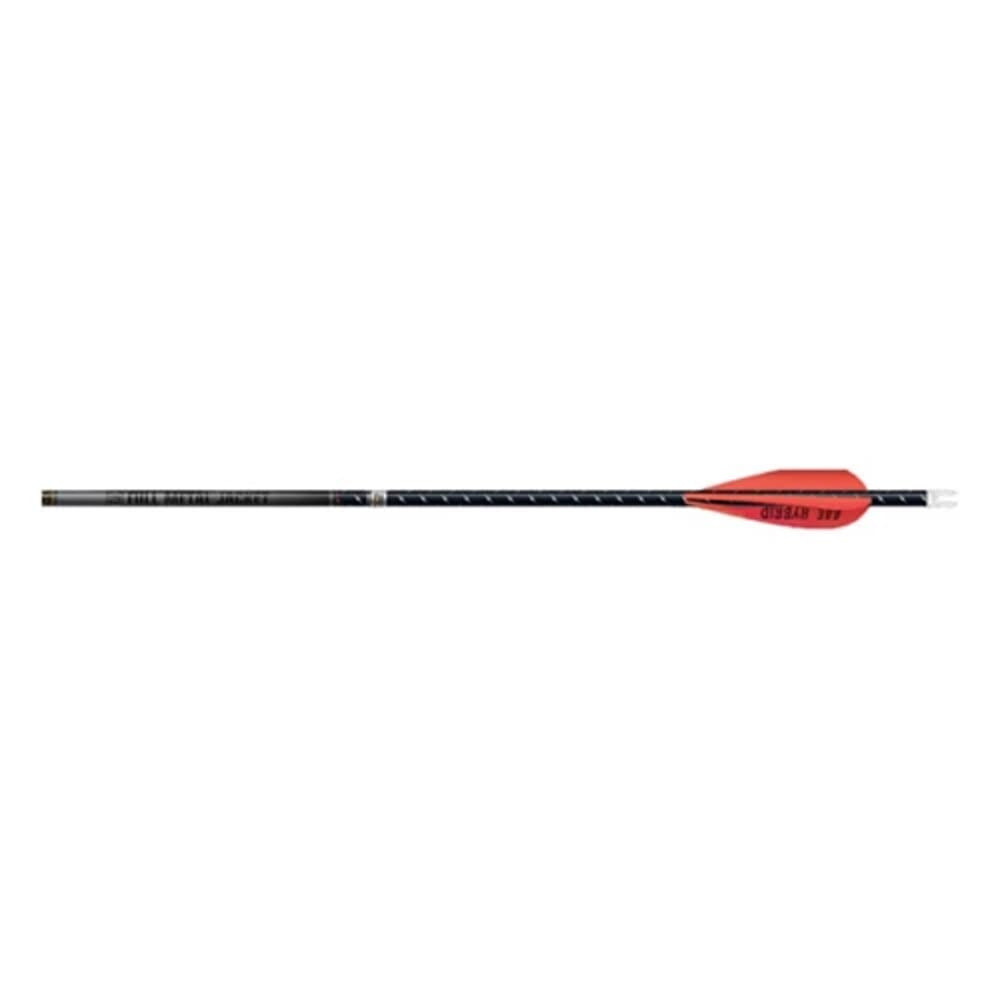 Easton 4mm FMJ Match Grade 250 Arrow w/3'' Hybrid 26 Vanes & 55gr Half-Outs 6pk 401390 - Easton