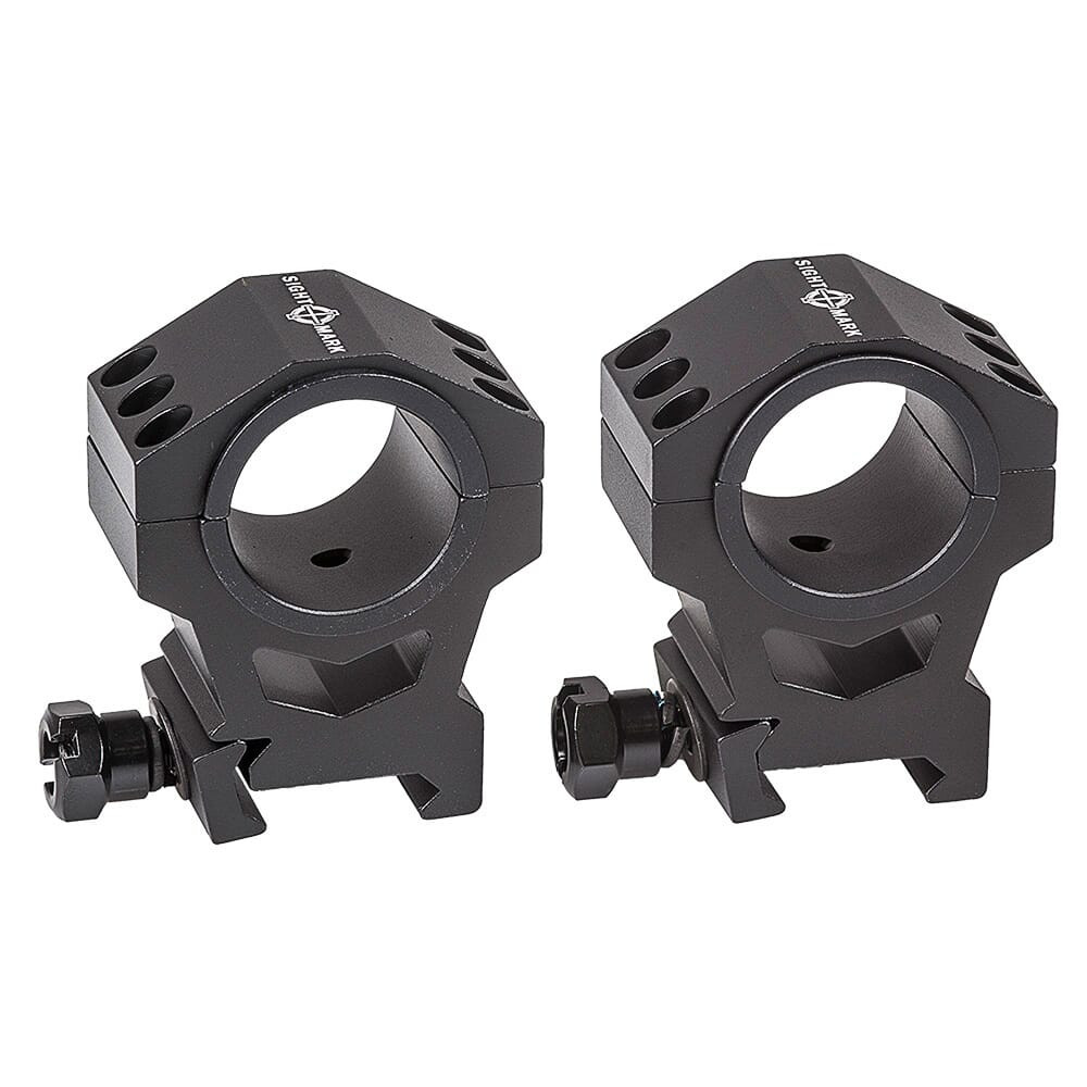 Sightmark Tactical 30mm/1" Mounting Rings High Picatinny Rings SM34007 - Sightmark