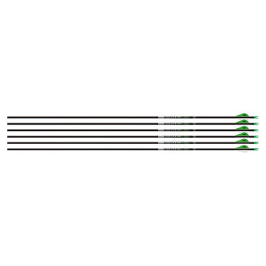 Easton 5mm Axis 300 Arrow w/2'' Blazer Vanes & 25gr Aluminum Half-Outs 6pk 501276 - Easton