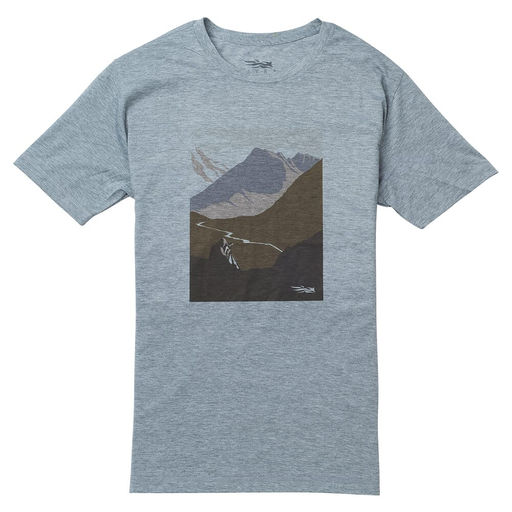 Sitka Gear Sitka Glassing T-Shirt SS Heather Grey SM 20098-HG-S Top - Sitka Gear