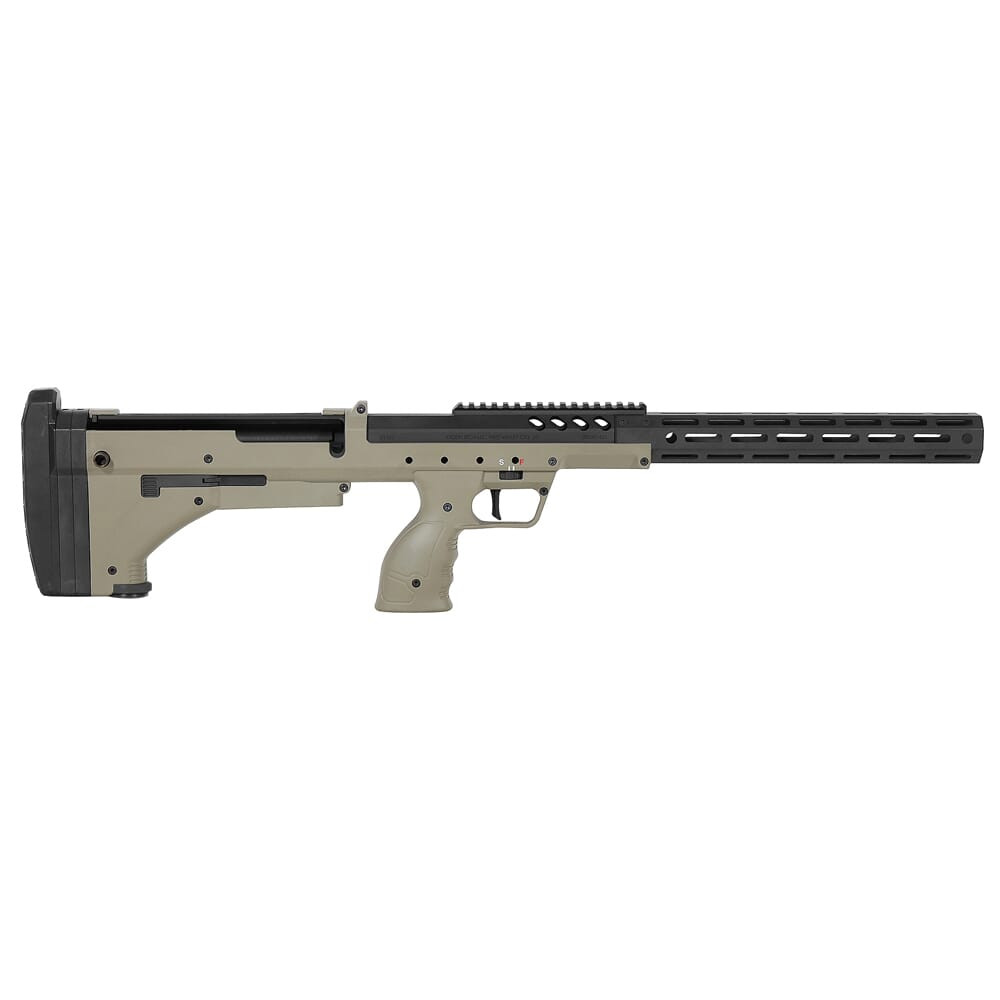 Desert Tech SRSA2 RH BLK/FDE Rifle Chassis w/Monopod SRS-CH-SR-BF in Black/fde - Desert Tech