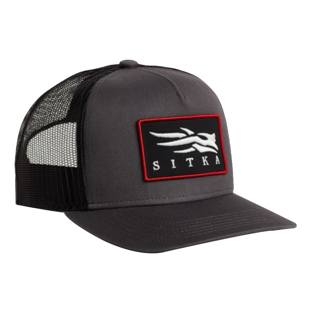 Sitka Gear Icon Patch Hi Pro Trucker Hat Lead One Size Fits All 20266-PB-OSFA