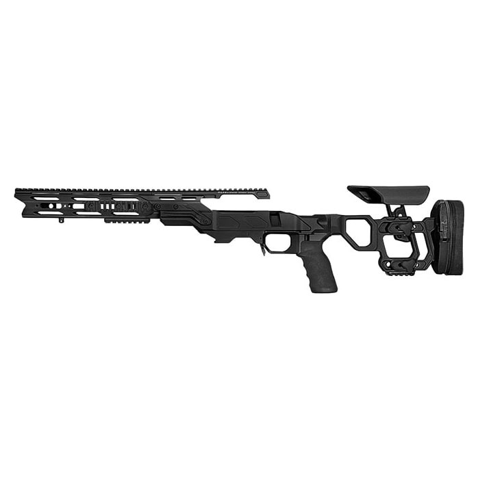 Cadex Defense Field Competition M-LOK Black Tikka-T3 SA for Tikka CTR Mag LH Skeleton Fixed Chassis STKFCP-CTR-LH-SA-B-NA-A-BLK - Cadex Defense