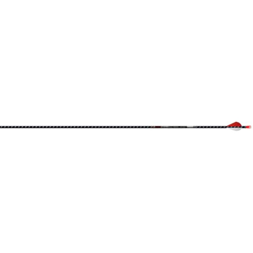 Easton 5mm FMJ 250 Arrow w/2'' Blazer Vanes & 25gr Aluminum Half-Outs 6pk 101235 - Easton