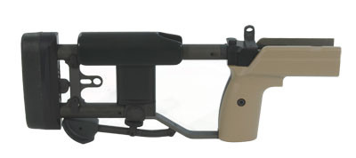 Sako TRG Tan Folding Butt Stock STRFSG