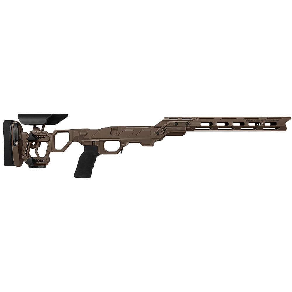 Cadex Defense Field Competition M-LOK Stealth Shadow Rem 700 LA Skeleton Fixed for SSSF 3.850" Chassis STKFCP-REM-RH-LA-B-NA-E-SSV in Stealth Shadow - Cadex Defense