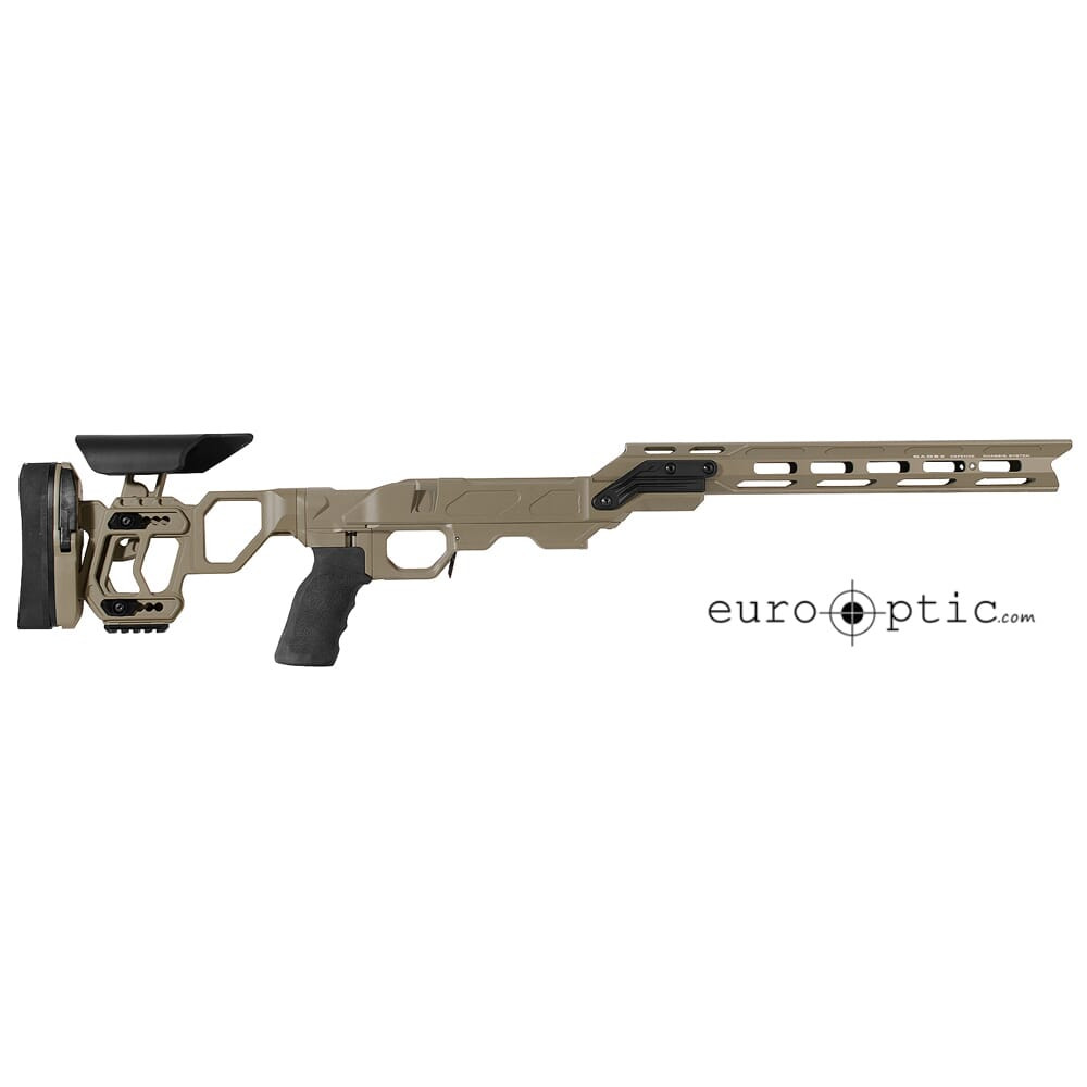 Cadex Defense Field Competition M-LOK (for Remington 700) LA Skeleton Fixed for SSSF 3.850" Tan STKFCP-REM-RH-LA-B-NA-E-TAN - Cadex Defense