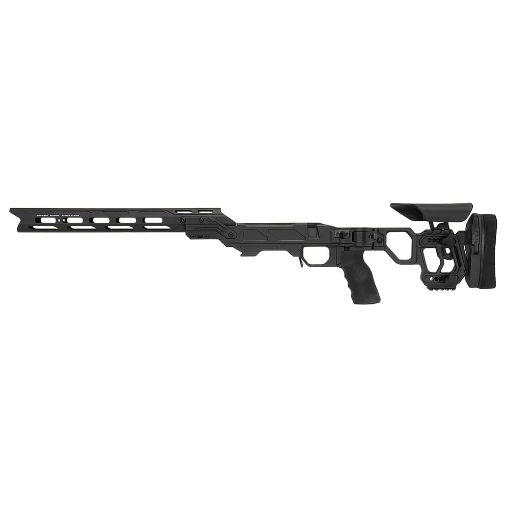 Cadex Defense Lite Competition M-LOK Black Tikka-T3 SA for Tikka CTR Mag LH Skeleton Folding Chassis STKLCP-CTR-LH-SA-B-NA-A-BLK - Cadex Defense