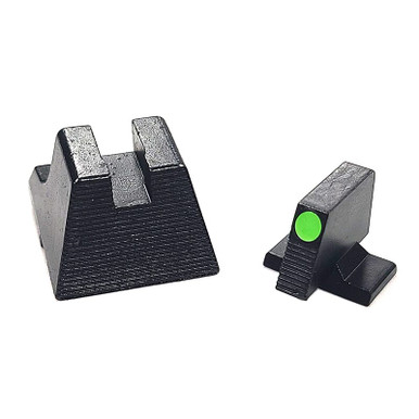 Heckler & Koch HK VP/P30/HK45 Elevated Pistol Sight Set w/Luminescent Front & Serrated Rear 51000934 - Heckler & Koch