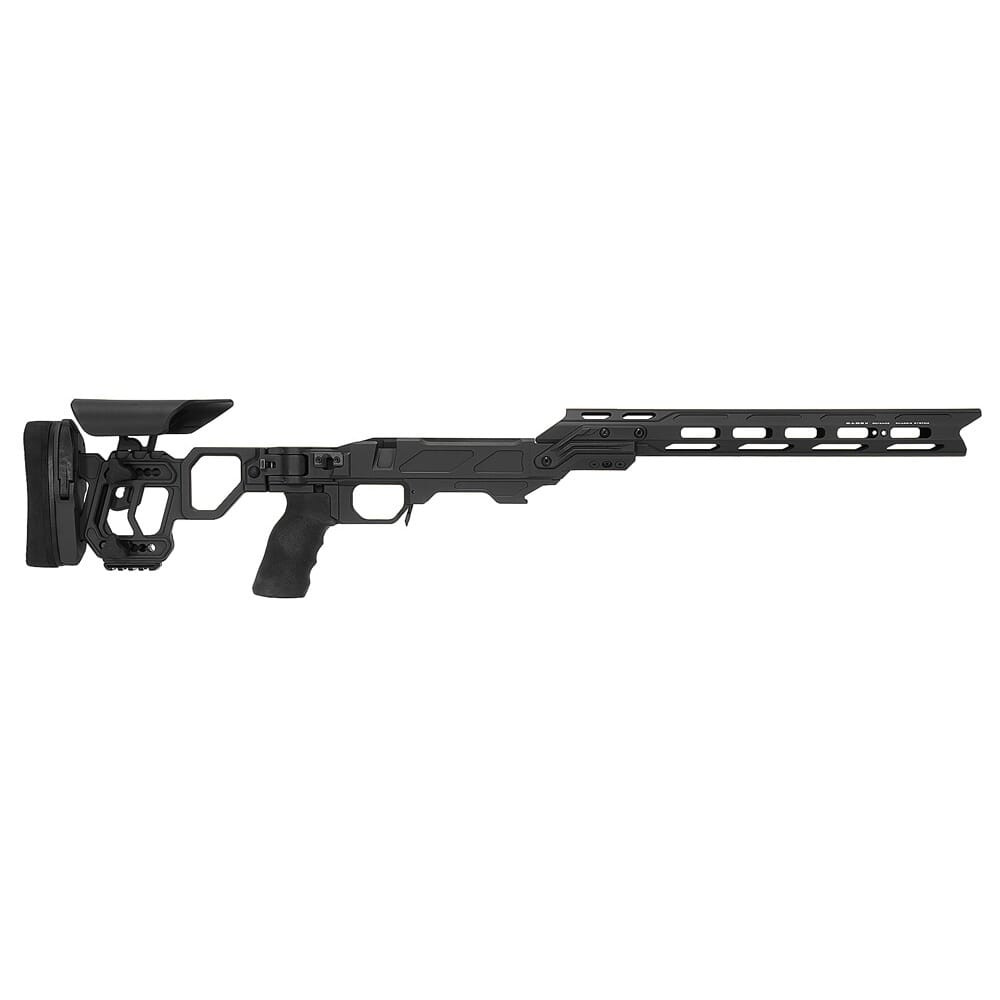 Cadex Defense Lite Competition M-LOK Black Rem 700 LA Skeleton Folding for SSSF 3.715" Chassis STKLCP-REM-RH-LA-B-NA-C-BLK - Cadex Defense