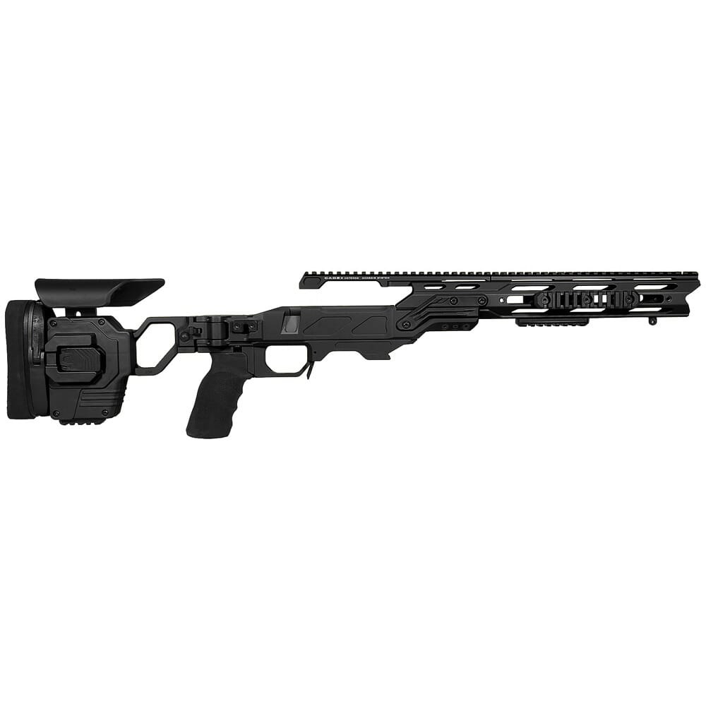 Cadex Defense Lite Strike Black Rem 700 SA Standard Folding 20 MOA for DSSF 3.055" Chassis STKLT-REM-RH-SA-R-20-B-BLK - Cadex Defense