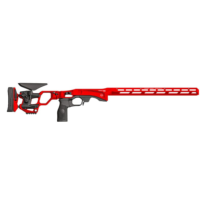 Cadex Defense Strike PRO Rem 700 SA RH Skeleton Folding USMC Red Chassis STKPRO-REM-RH-SA-SNAB-RED