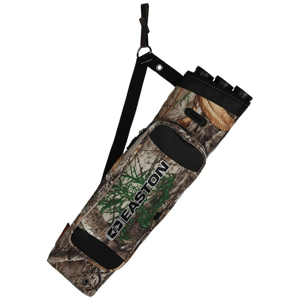 Easton Flipside 3-Tube RT Edge Hip Quiver, RH/LH 126858 in Realtree - Easton