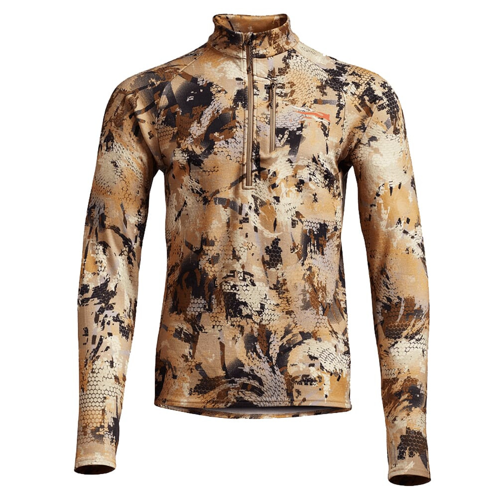 Sitka Gear Waterfowl Marsh CORE Merino 330 Half-Zip Pullover Large 600151-WL-L - Sitka Gear