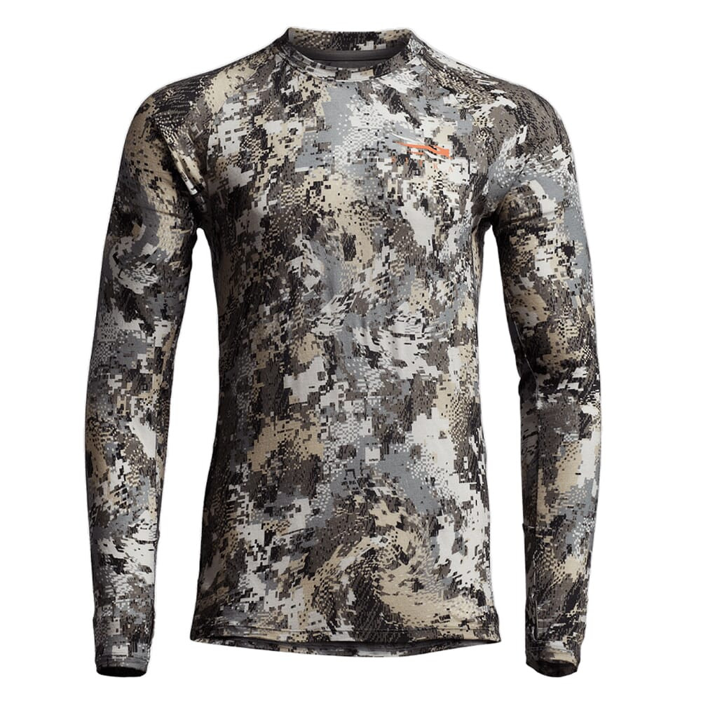 Sitka Gear Waterfowl Timber CORE Merino 120 Long Sleeve Crew Top Large 600155-TM-L Top - Sitka Gear