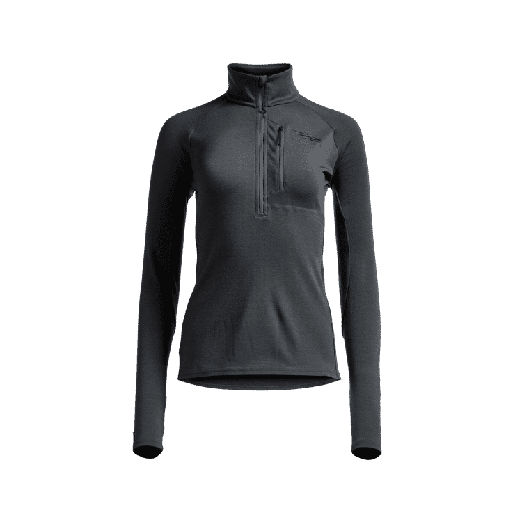Sitka Gear Women's CORE Merino 220 Half-Zip Pullover Lead Large 600221-PB-L - Sitka Gear
