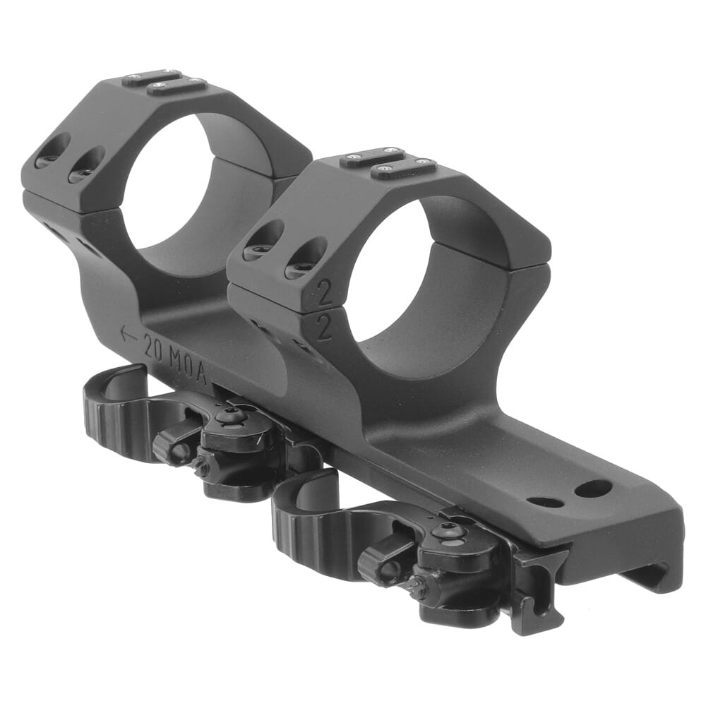 ERA-TAC ERATAC Gen 2 One-Piece Ultra Short Extended Mount w/ Levers 34mm Tube 20 MOA 37mm-1.46" High T4001-298A - ERA-TAC