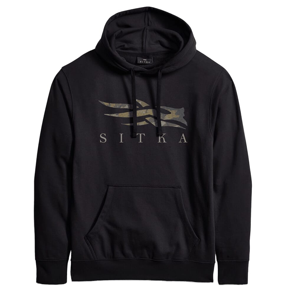 Sitka Gear Waterfowl Timber/Black Icon Optifade Pullover Hoody Large 600270-BKTM-L - Sitka Gear