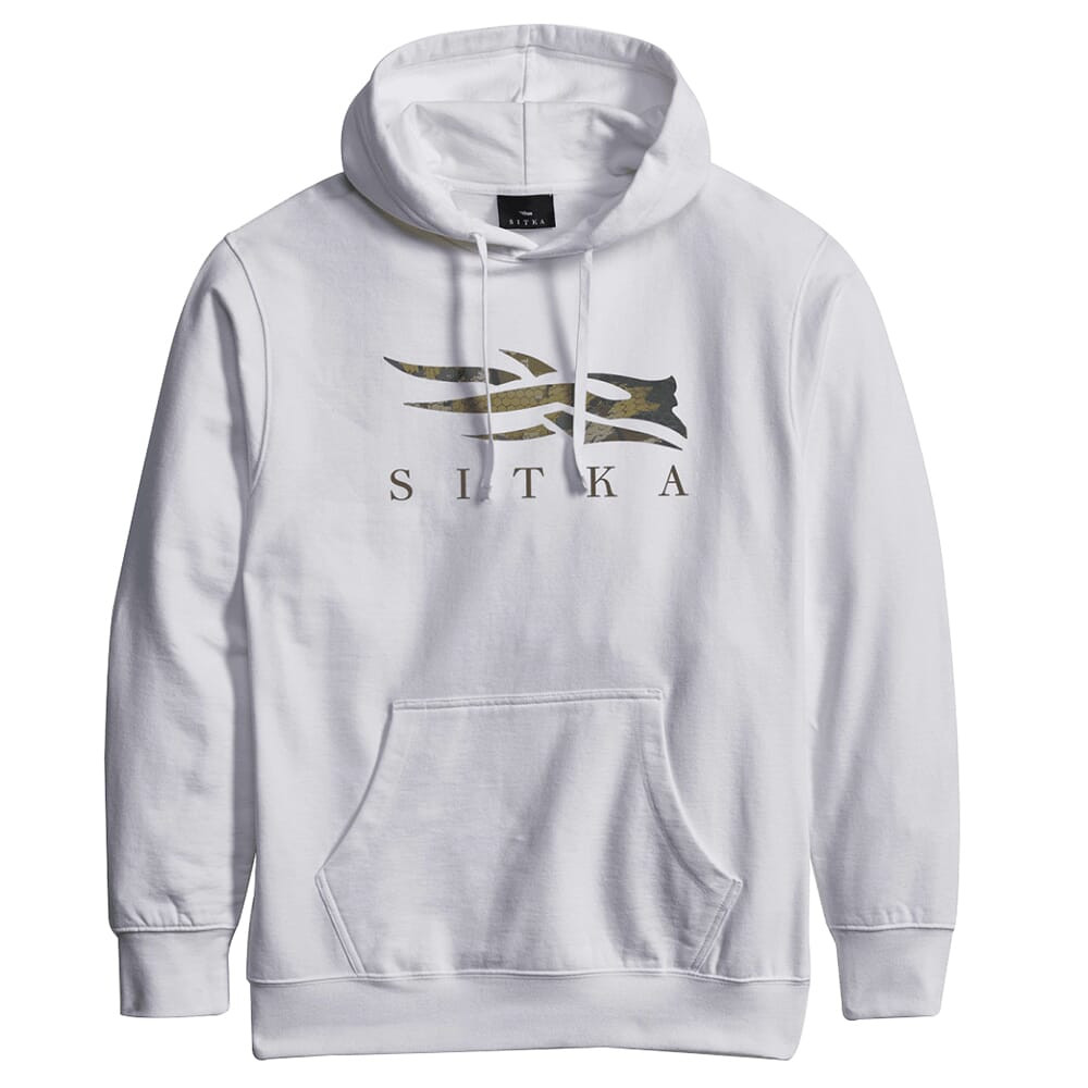 Sitka Gear Waterfowl Timber/White Icon Optifade Pullover Hoody XX Large 600270-WHTM-XXL - Sitka Gear