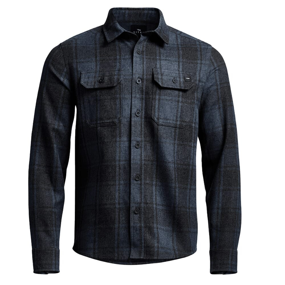 Sitka Gear Earnest Flannel Starlight Winter Plaid Large 600279-STRWP-L Top - Sitka Gear