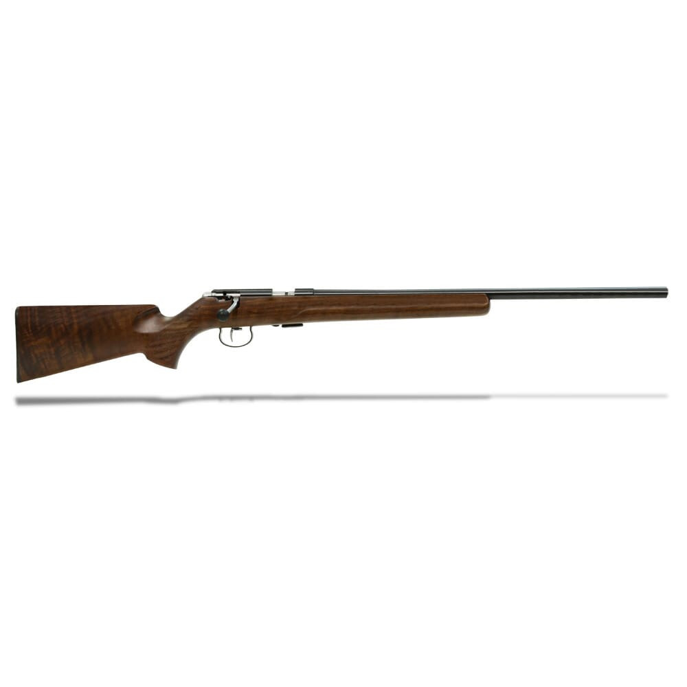 Anschutz 1416 D HB .22 LR Walnut Beavertail BA 23" Bbl Blue Rifle w/5098 Match Trigger 013293 - Anschutz